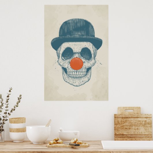 Dead clown poster (Keuken)
