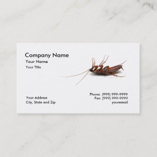Dead Cockroach-Visitekaartje Visitekaartje