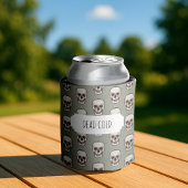 Dead Cold Gothic Spooky Skull Pattern Koelbox Blikjeskoeler