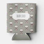 Dead Cold Gothic Spooky Skull Pattern Koelbox Blikjeskoeler (Voorkant)