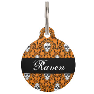 Dead Damask - Aangepaste Pet Tag Huisdierpenning