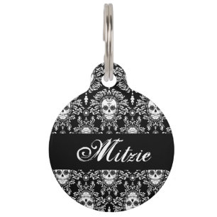Dead Damask - Aangepaste Pet Tag Huisdierpenning