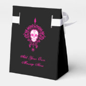 Dead Damask - Aangepaste Sugar Skull Favor Boxes Bedankdoosjes (Achterkant)