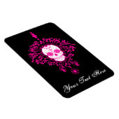 Dead Damask - Aangepaste suiker schedel magneet (Rechterzijde)