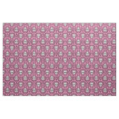 Dead Damask - Chic Sugar Skull Damask Patroon Stof (Yard (91,4 cm))