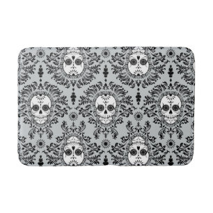 Dead Damask - Chic Sugar Skull Pattern Badmat