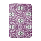 Dead Damask - Chic Sugar Skull Pattern Badmat (Voorkant Verticaal)