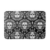 Dead Damask - Chic Sugar Skull Pattern Badmat (Voorkant)