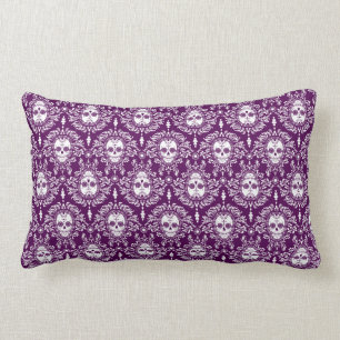 Dead Damask - Chic Sugar Skull Pattern Kussen