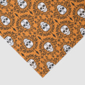 Dead Damask - Chic Sugar Skull Tissue Paper Tissuepapier (Detail)
