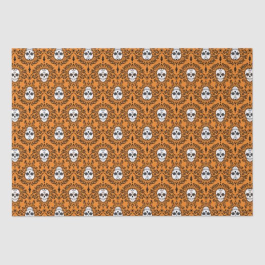 Dead Damask - Chic Sugar Skull Tissue Paper Tissuepapier (Voorkant)