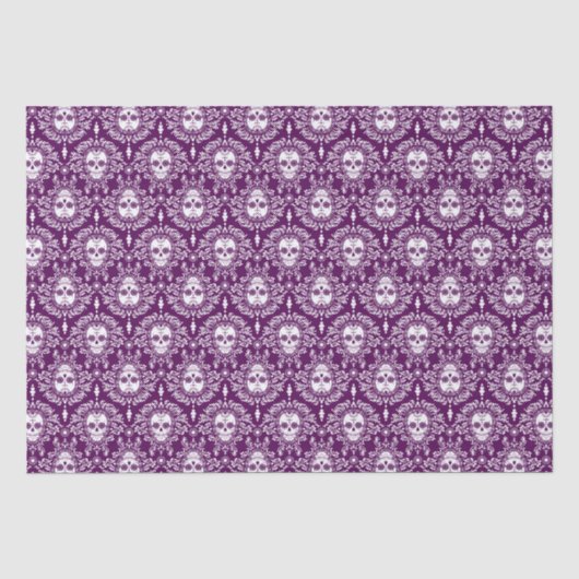 Dead Damask - Chic Sugar Skull Tissue Paper Tissuepapier (Voorkant)