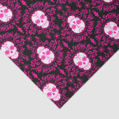 Dead Damask - Chic Sugar Skull Tissue Paper Tissuepapier (Detail)
