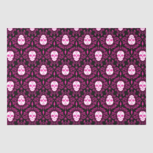 Dead Damask - Chic Sugar Skull Tissue Paper Tissuepapier (Voorkant)