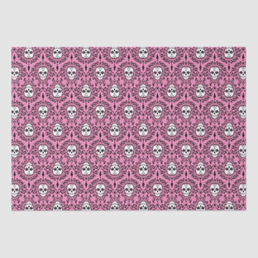 Dead Damask - Chic Sugar Skull Tissue Paper Tissuepapier (Voorkant)