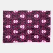 Dead Damask - Chic Sugar Skulls Kitchen Towel Theedoek (Horizontaal)