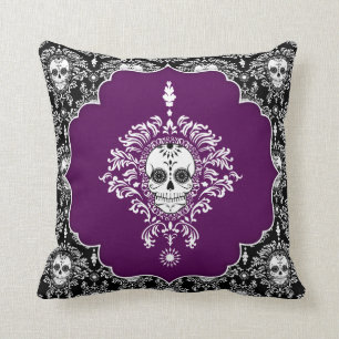 Dead Damask - Chic Sugar Skulls Sierkussen