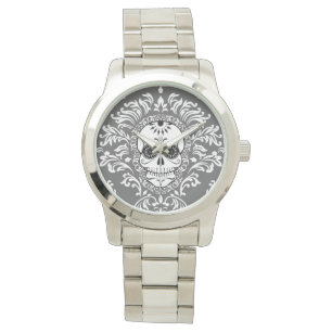 Dead Damask - Chique Sugar Skull polshorloge Horloge