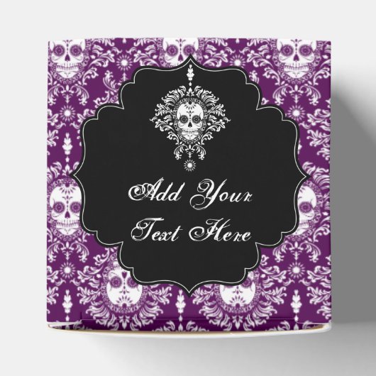 Dead Damask - Custom Party Favor Gift Box Bedankdoosjes (Bovenkant)