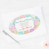 Dead Damask - Custom Sugar Skulls Label Sticker (Envelop)