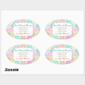 Dead Damask - Custom Sugar Skulls Label Sticker (Vel)