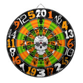 Dead Damask - Halloween Sugar Skull Dartboard Dartbord (Voorkant)