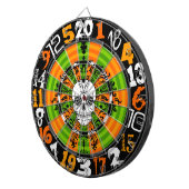 Dead Damask - Halloween Sugar Skull Dartboard Dartbord (Voorkant Rechts)