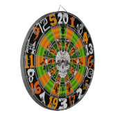 Dead Damask - Halloween Sugar Skull Dartboard Dartbord (Voorkant Links)