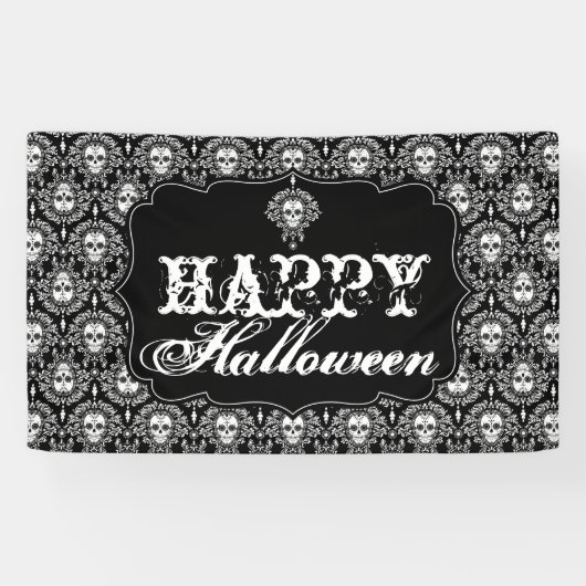 Dead Damask - Happy Halloween Banner (Horizontaal)