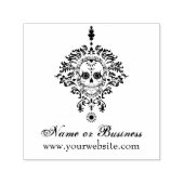 Dead Damask Persoonlijke Tekst Zelfinkt Stempel (Design)