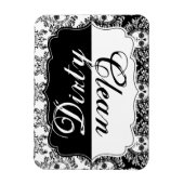 Dead Damask - Schoon / Vuile keukenmagneet Magneet (Verticaal)