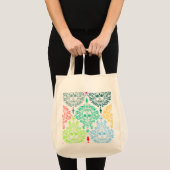 Dead Damask Sugar Skull Canvas tas (Voorkant (product))