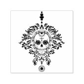 Dead Damask  Sugar Skull Zelfinking Stamp Zelfinktende Stempel (Design)