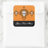 Dead Damask Trio - Custom Sugar Skull Stickers (Tas)