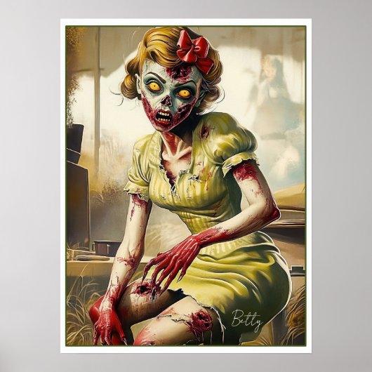 Dead, Dreamy, and Dangerously Darling: Betty Poster (Voorkant)