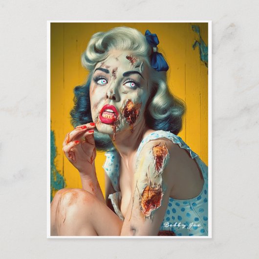 Dead, Dreamy, and Dangerously Darling: Bobby Joe Briefkaart (Voorkant)