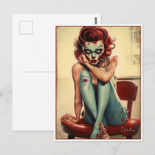 Dead, Dreamy, and Dangerously Darling: Darlene Briefkaart (Voorkant / Achterkant)