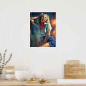 Dead, Dreamy, and Dangerously Darling: Natty Poster (Keuken)