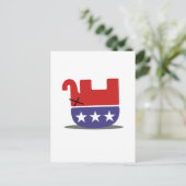 Dead Elephant GOP uitnodiging (Staand voorkant)