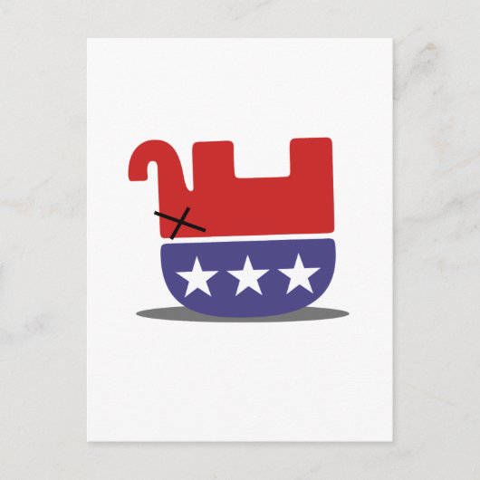 Dead Elephant GOP uitnodiging (Voorkant)