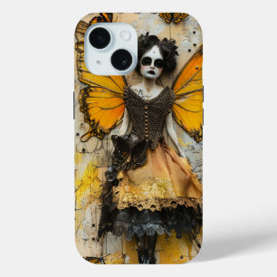 Dead Fairy Decoupage iPhone 15 Case