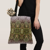 Dead Flowers Patroon 5 Groot Tote Bag (Dichtbij)