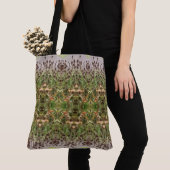 Dead Flowers Patroon 8 Groot Tote Bag (Dichtbij)
