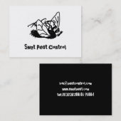 Dead Fly, Swat Pest Control Visitekaartje (Voorkant / Achterkant)