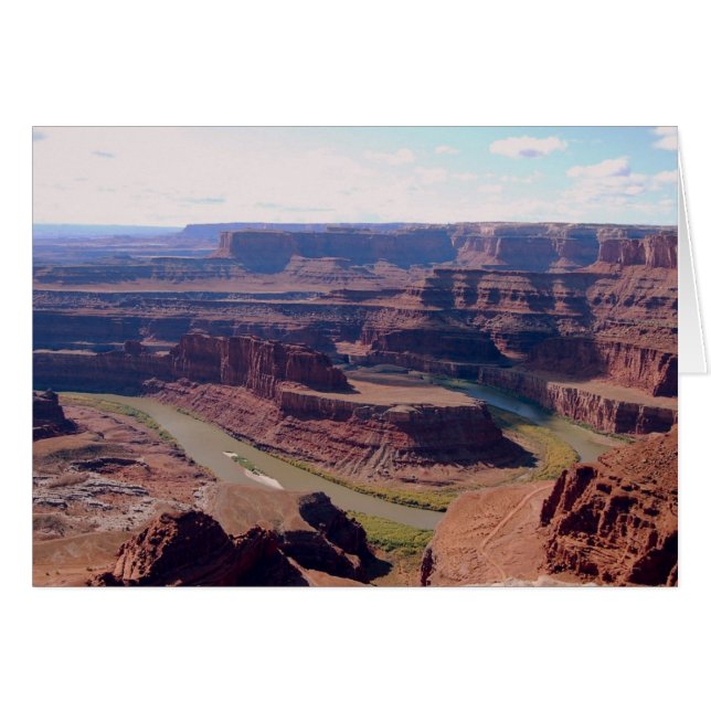 Dead Horse Point State Park, Colorado, Card (Voorkant Horizontaal)