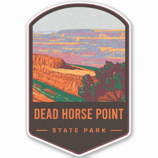 Dead Horse Point State Park Sticker (Voorkant)
