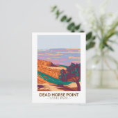 Dead Horse Point State Park Utah  Briefkaart (Staand voorkant)