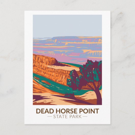 Dead Horse Point State Park Utah  Briefkaart (Voorkant)
