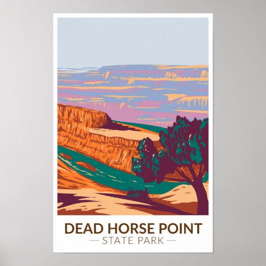 Dead Horse Point State Park Utah  Poster (Voorkant)