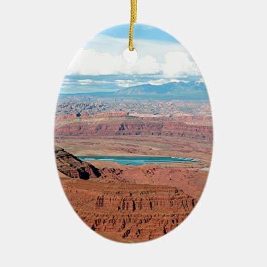 Dead Horse Point State Park, Utah, Verenigde State Keramisch Ornament (Voorkant)
